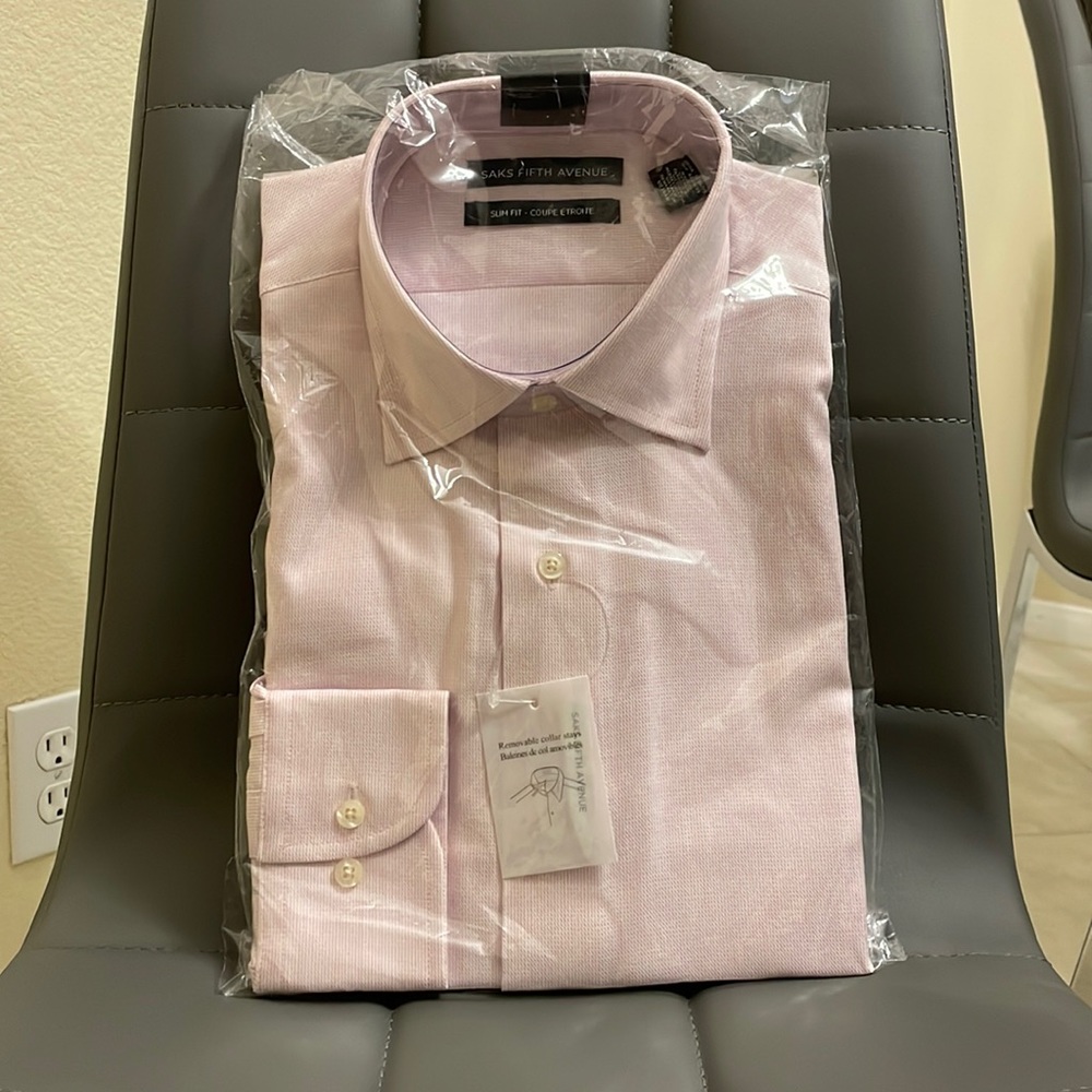 Mens Saks Dress Shirt